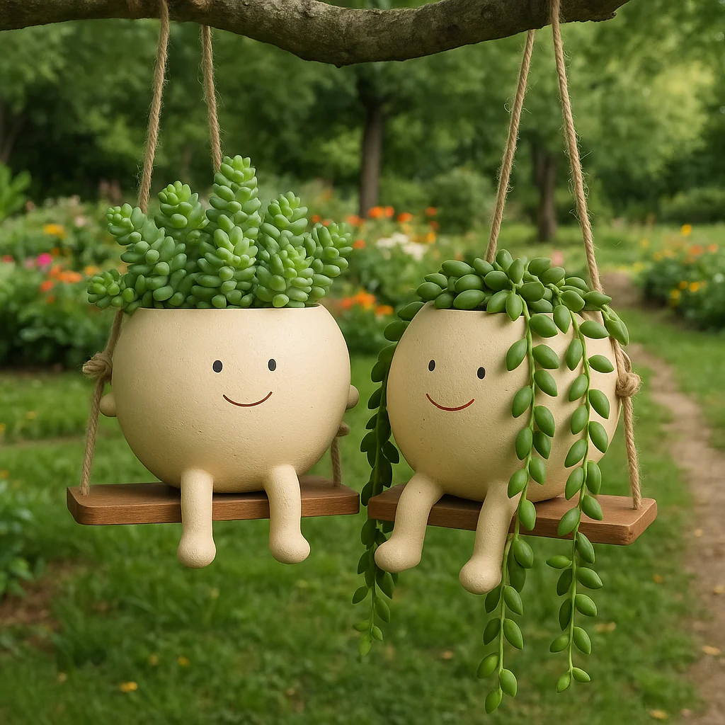 Happy Buddy Hanging Plant Pot - Image 5