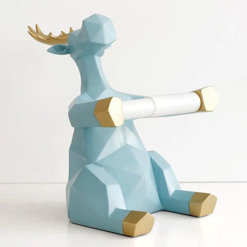 Happy Elephant Deer Toilet Paper Holder - Image 13