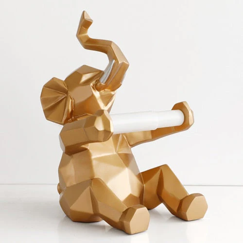 Happy Elephant Deer Toilet Paper Holder - Image 6