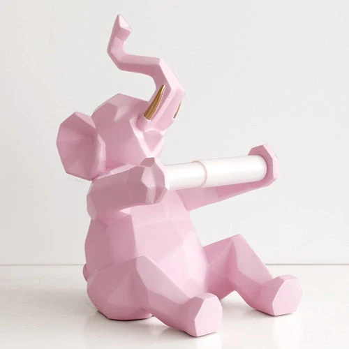 Happy Elephant Deer Toilet Paper Holder - Image 8