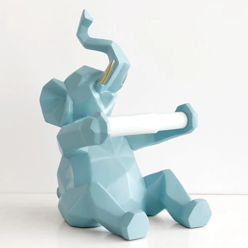 Happy Elephant Deer Toilet Paper Holder - Image 9