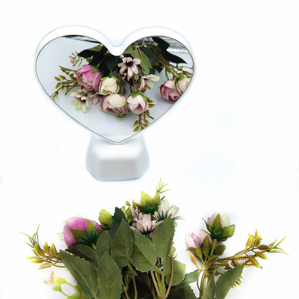 Heart Mirror LED Night Lamp - Image 3