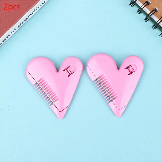 Heart Shape Hair Cutting Comb - Image 2