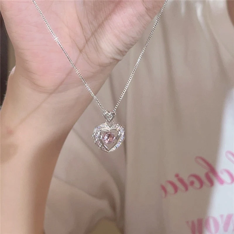 Heartbeat Harmony Crystal Pendant - Image 3