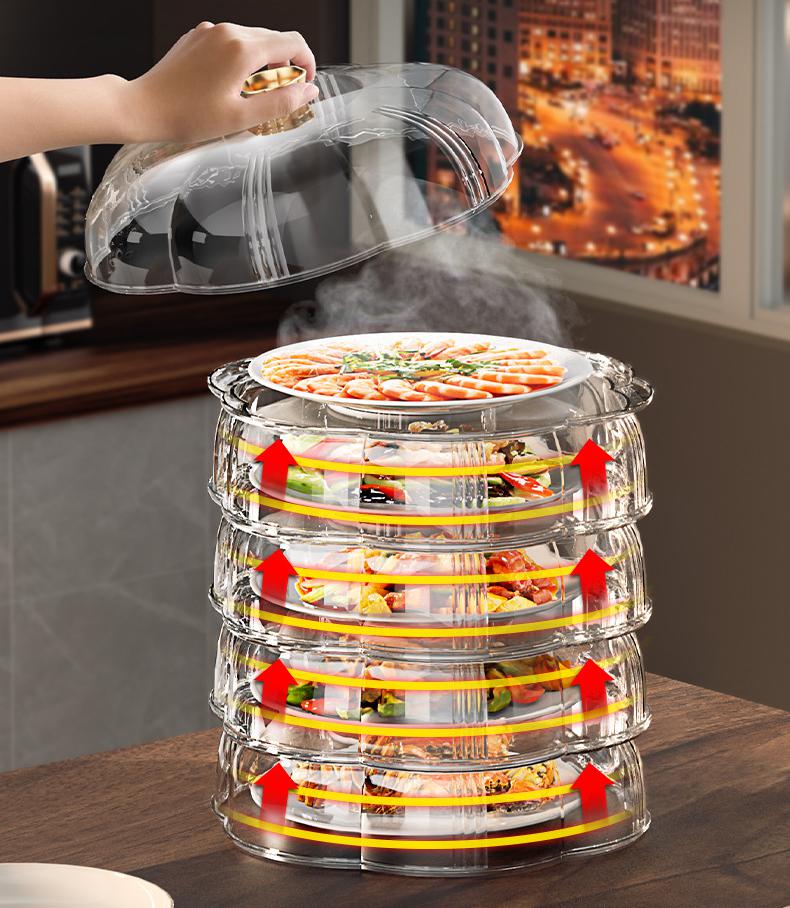 Heat Protector Stackable Food Cover - Image 3