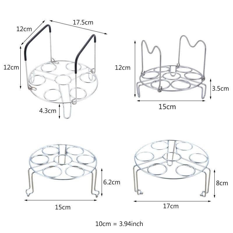 Heat Resistant Stackable Egg Steamer Rack - Image 11