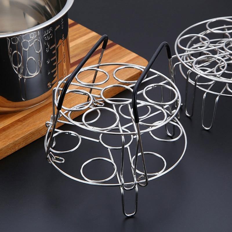 Heat Resistant Stackable Egg Steamer Rack - Image 4