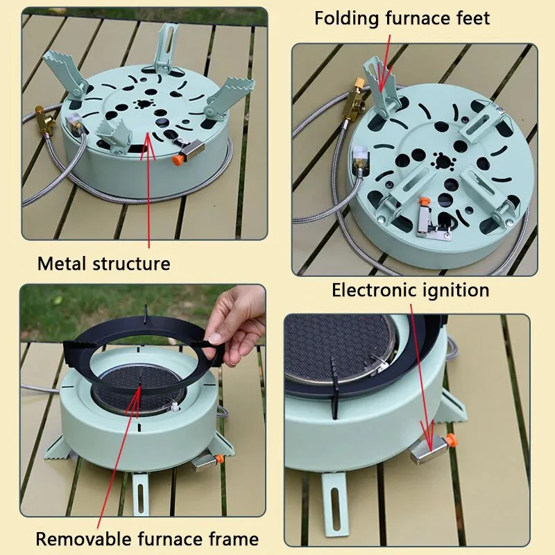 Heat Round Outdoor Portable Stove - Image 3