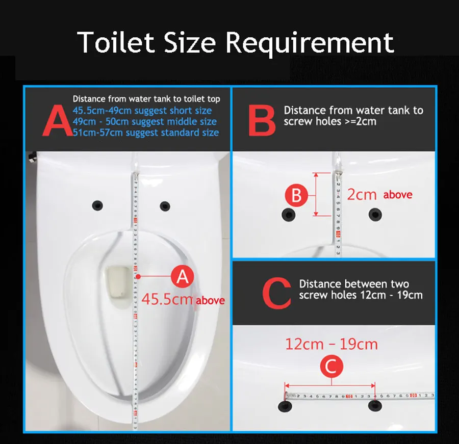 Heated Smart U-Shape Electric Bidet Cover Toilet Seat - Image 12