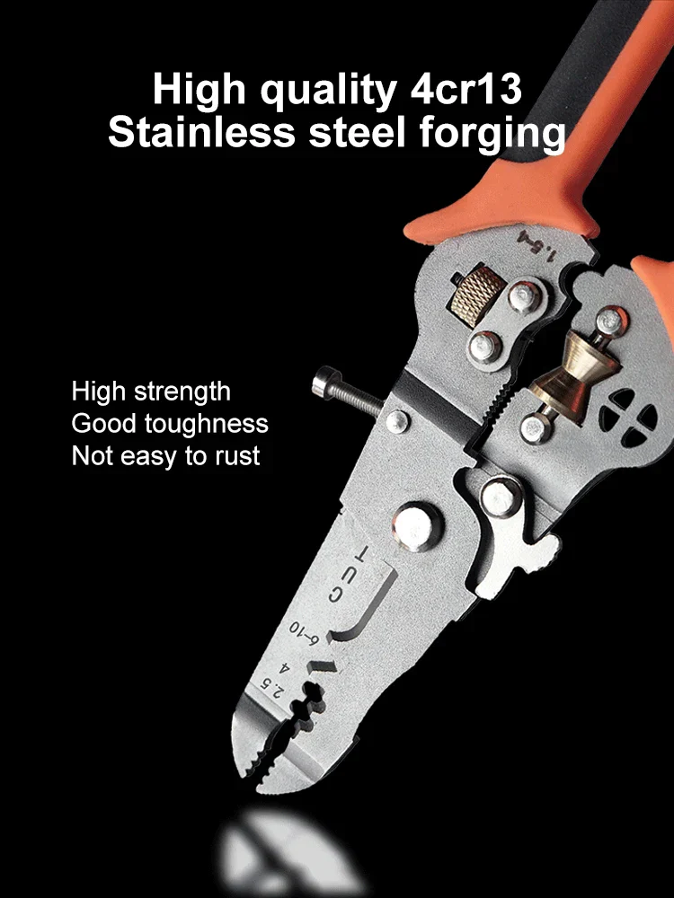 Heavy-Duty 10in1 Wire Cutter Stripping Pliers - Image 4