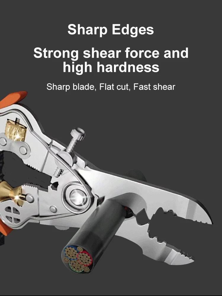 Heavy-Duty 10in1 Wire Cutter Stripping Pliers - Image 5