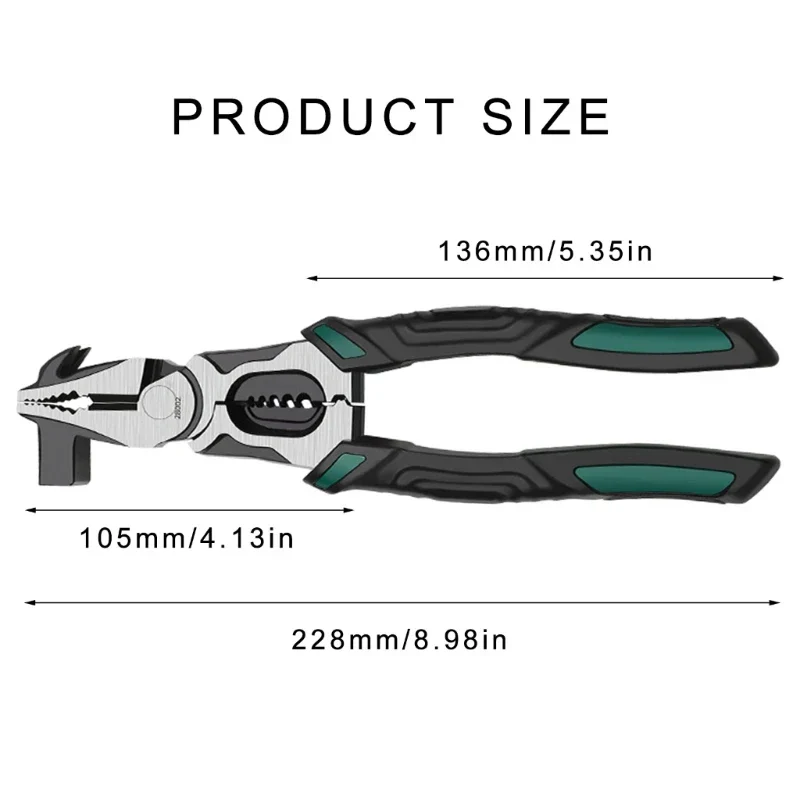 Heavy-Duty Industrial Precision Multifunctional Pliers Hammer - Image 6