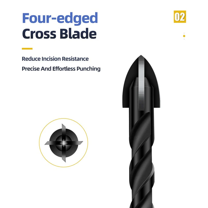 Heavy-Duty Mega Ultimate Cross Hex Drill Bit Set - Image 3