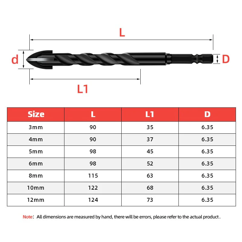 Heavy-Duty Mega Ultimate Cross Hex Drill Bit Set - Image 6