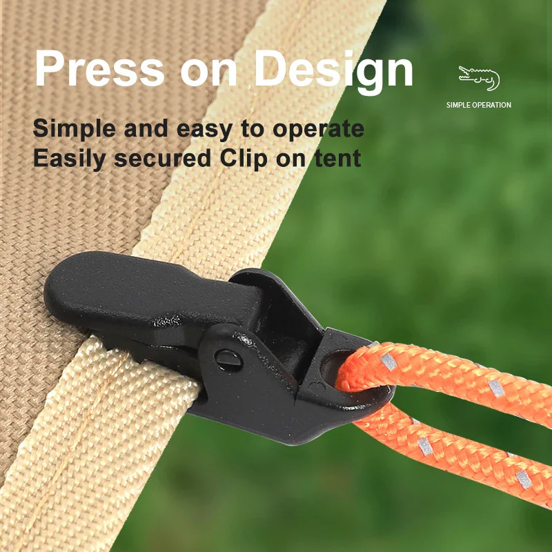 Heavy Duty Tent Anti-Wind Outdoor Hook Clips - Image 3