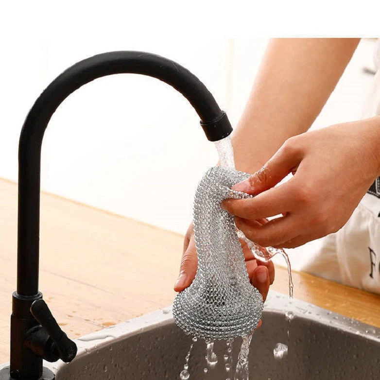 Heavy Duty Wire Ball Kitchen Cleaning Brush - Image 2