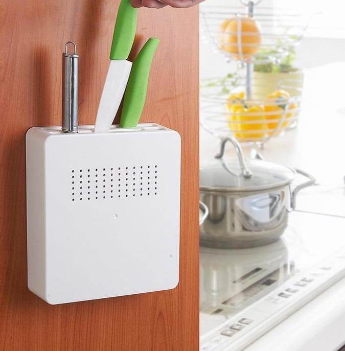 Hidden Kitchen Cabinet Knife Holder - Image 3