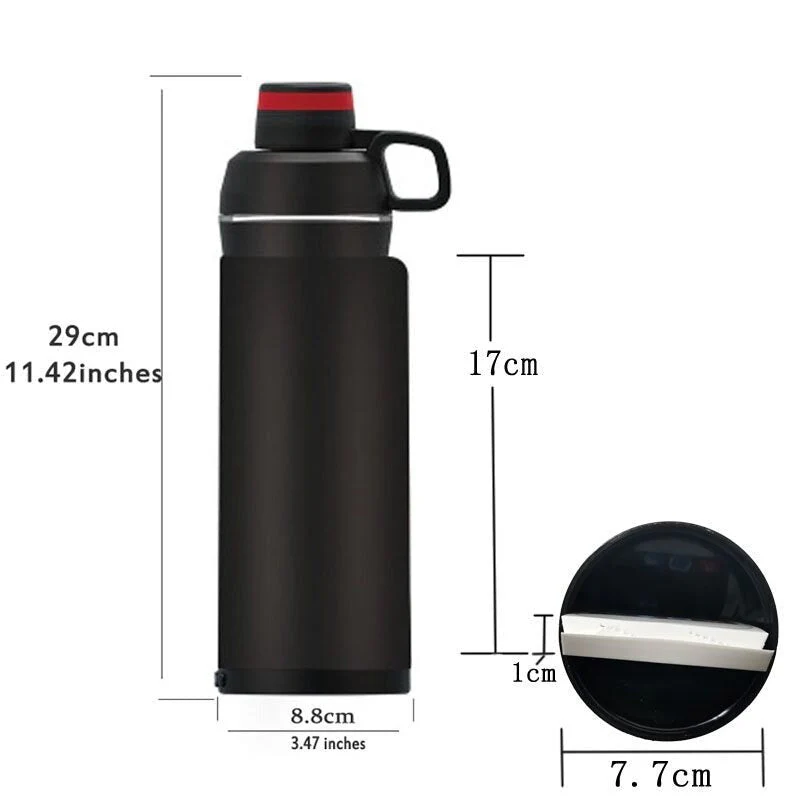 Hidden Pocket Water Bottle Thermos - Image 6