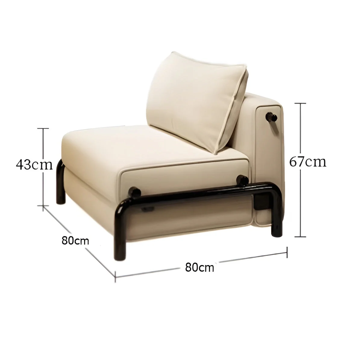 Hide Hub Space Saver Convertible Magic Lounge Sofa Bed - Image 6