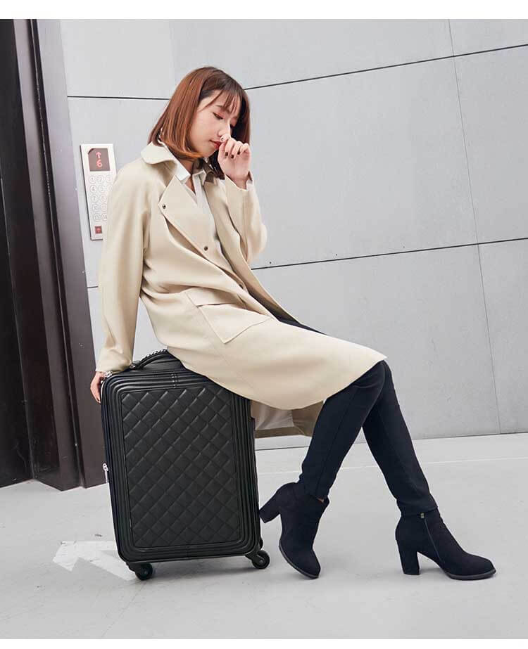High Capacity Luxury Retro PU Leather Suitcases - Image 15