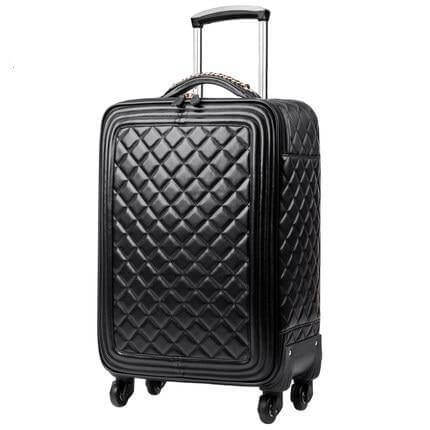 High Capacity Luxury Retro PU Leather Suitcases - Image 7