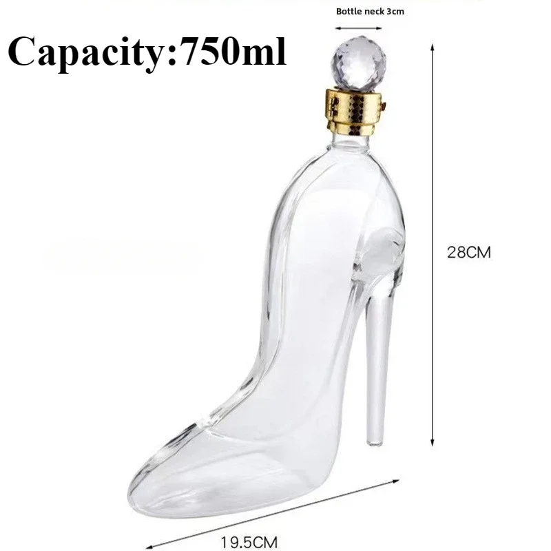 High Heel Fancy Glass Wine Decanter - Image 8