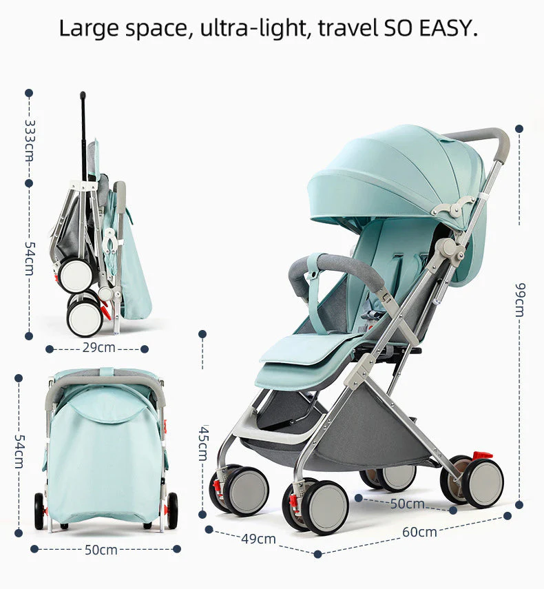 High Lightweight Foldable Baby Stroller - Image 3