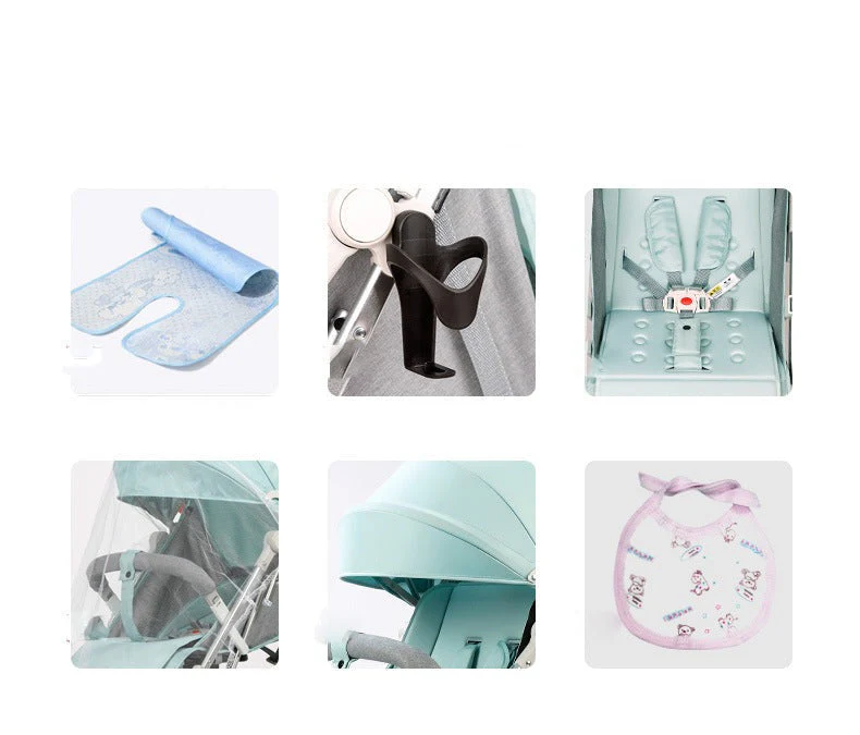 High Lightweight Foldable Baby Stroller - Image 5