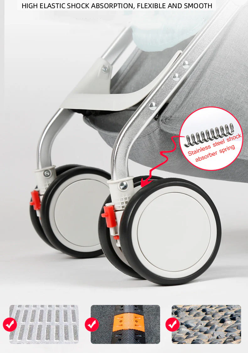 High Lightweight Foldable Baby Stroller - Image 9