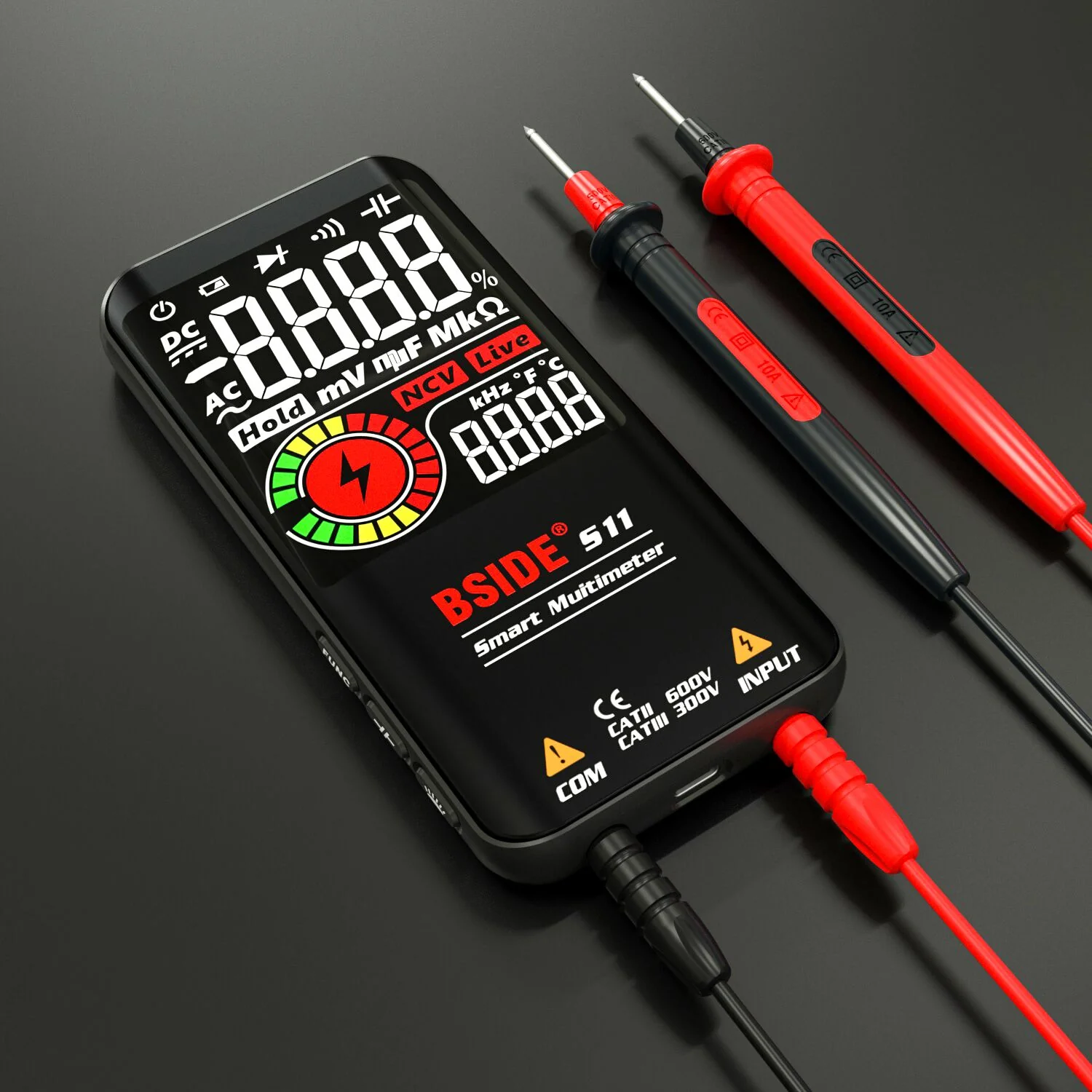 High Precision Smart Multimeter Digital Voltage Capacitor - Image 3