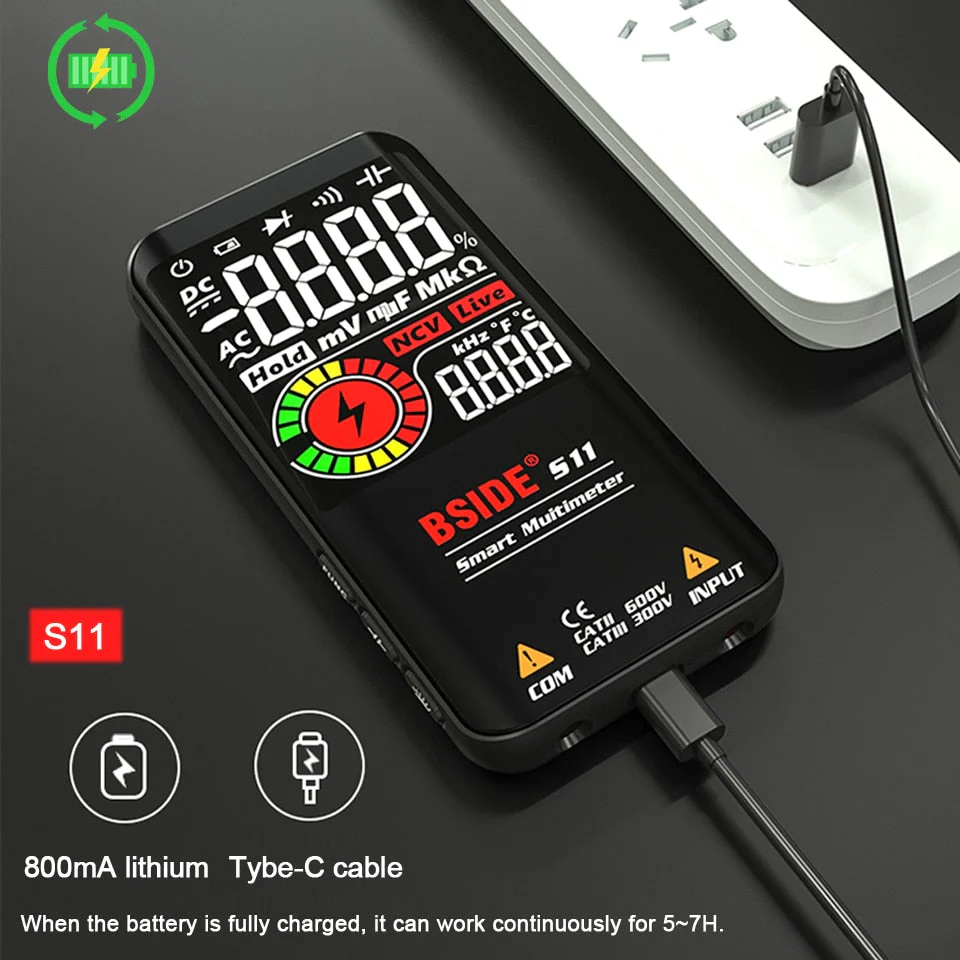 High Precision Smart Multimeter Digital Voltage Capacitor - Image 6
