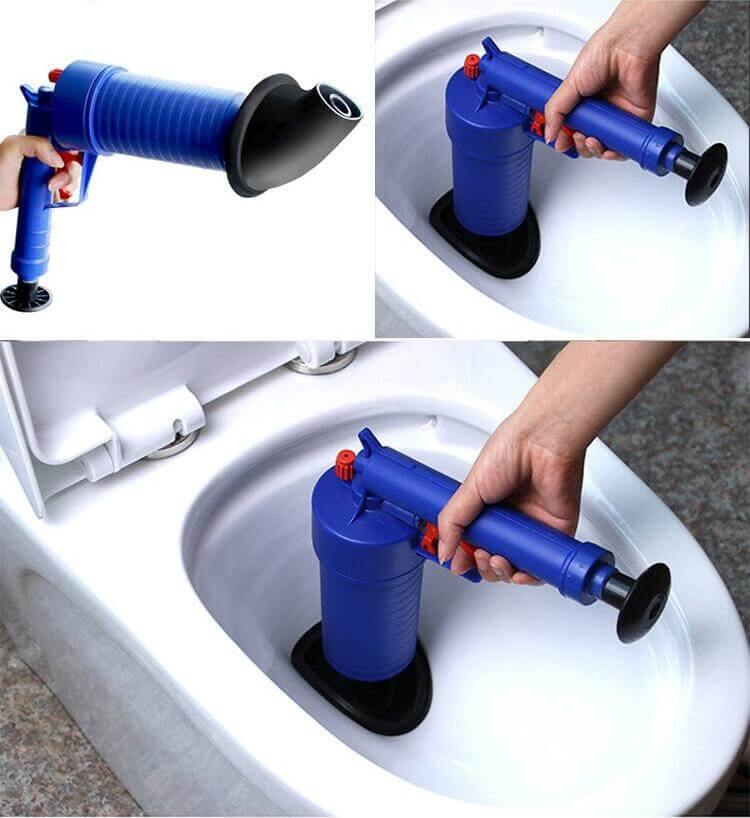 High Pressure Air Drain Clog Remover Pump Plunger Kit - Image 3