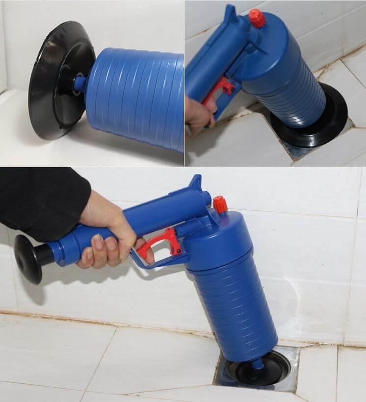 High Pressure Air Drain Clog Remover Pump Plunger Kit - Image 6