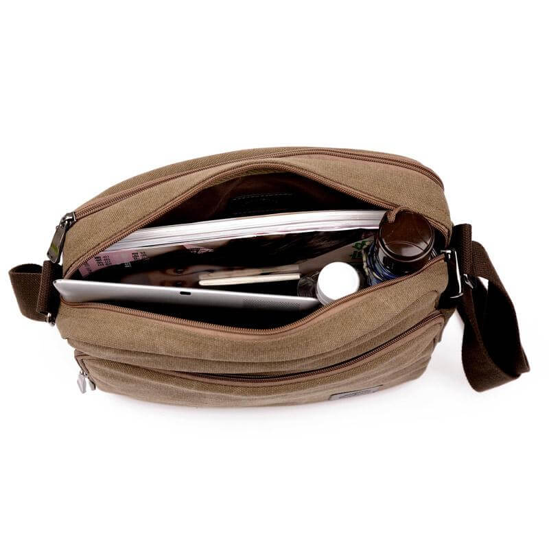 High Quality Canvas Crossbody Bag - Image 5