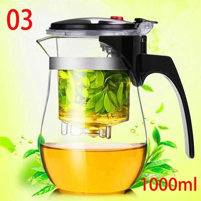 High Quality Heat Resistant Glass Teapot - Image 2