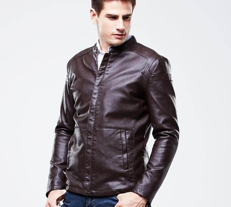 High Quality Luxury Men's PU Leather Jacket