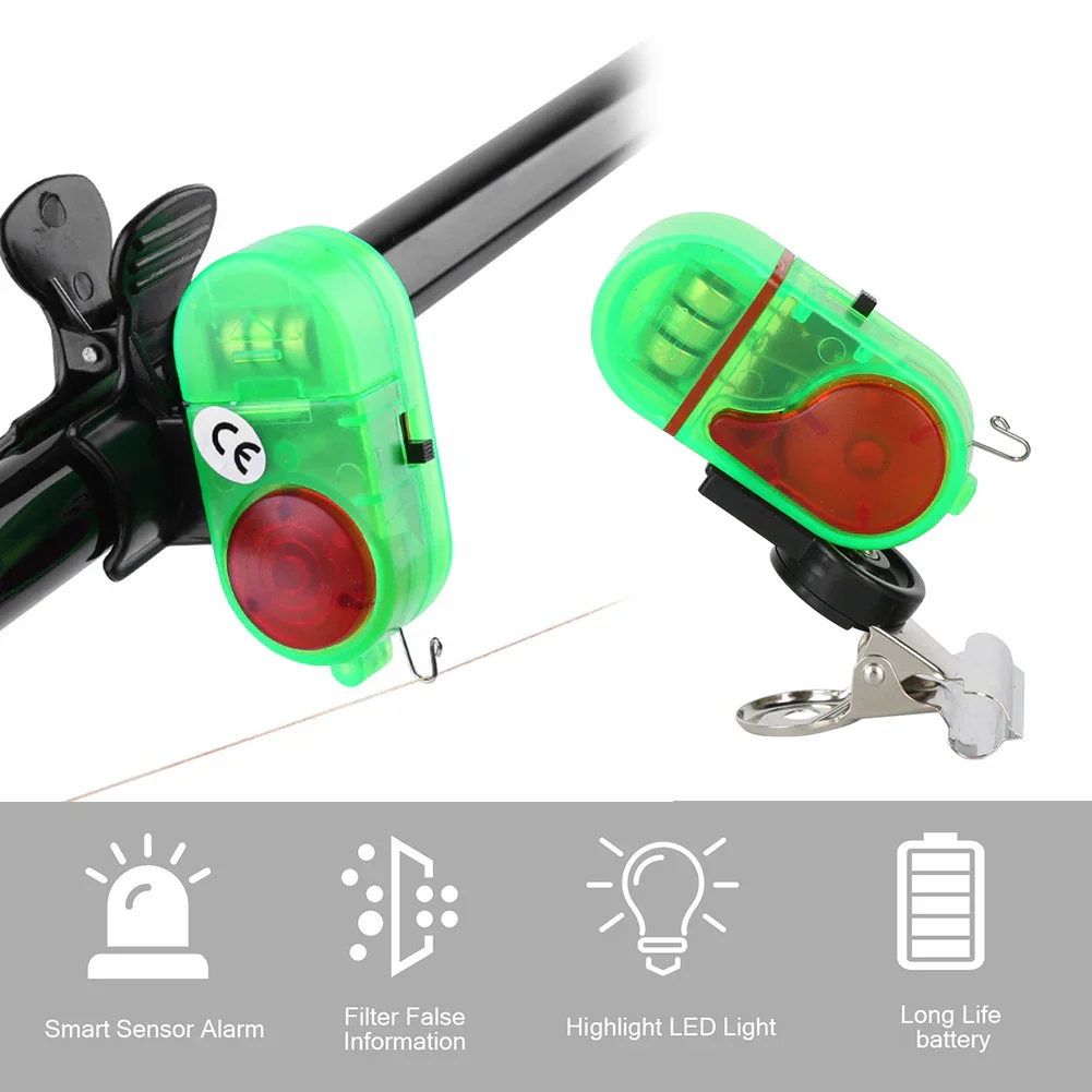 High-Sensitivity LED Night Clip-On Fishing Alarm - Image 3