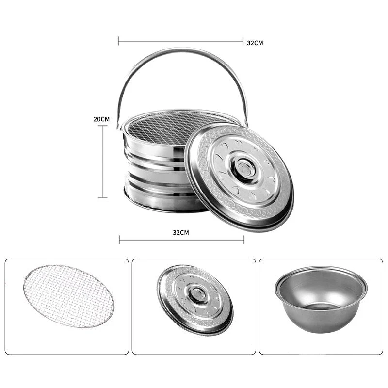 Hiking Time Barbecue Heating Pot - Image 5