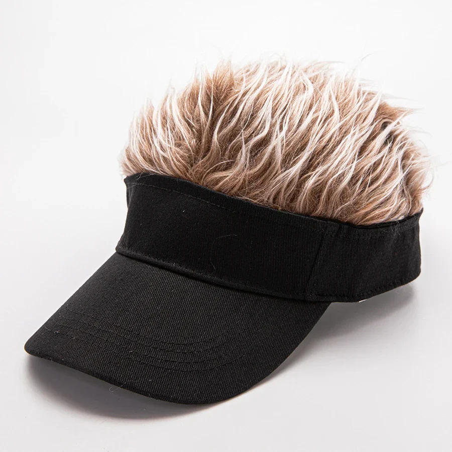 Hip-Hop Fake Hair Baseball Hat - Image 10