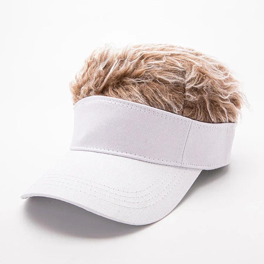 Hip-Hop Fake Hair Baseball Hat - Image 12