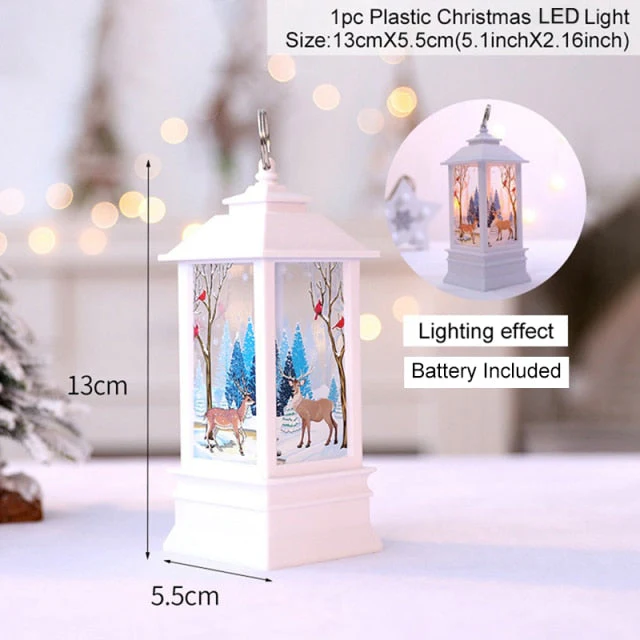 Holiday Christmas Noel Snowman Lantern - Image 9