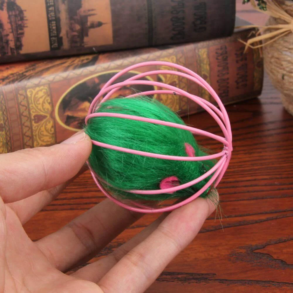 Hollow Ball Feather Cat Toys - Image 4
