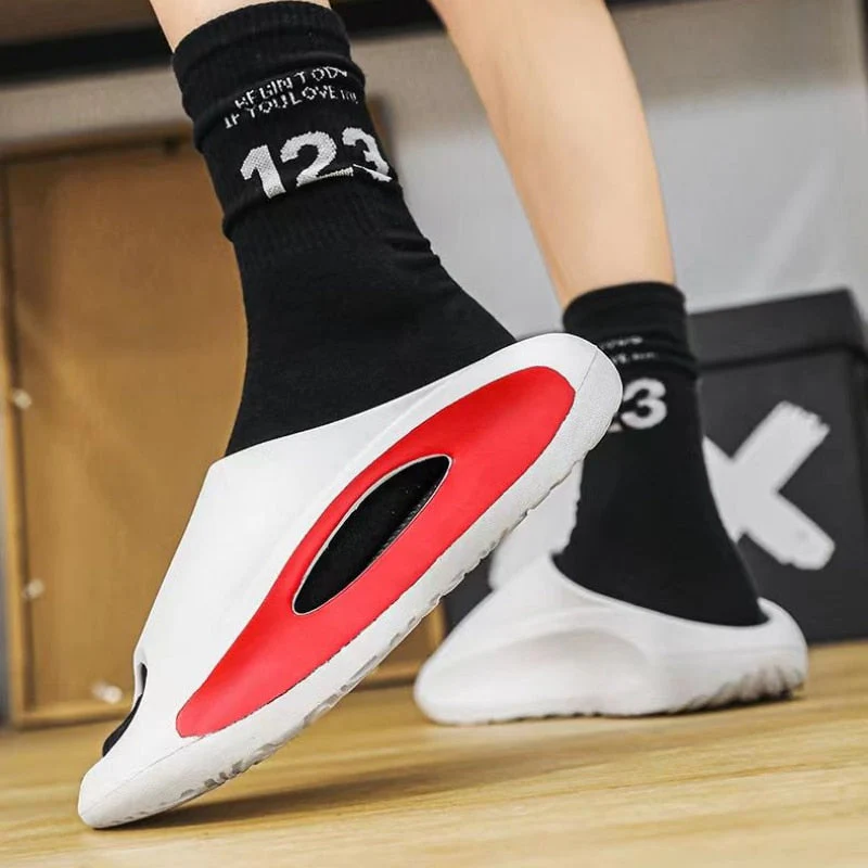 Hollow Out Futuristic Beach Slippers - Image 2