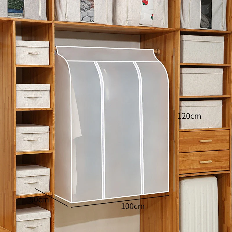 Home Organizer Dust Cover Clothes Storage Wardrobe Bag - Image 17