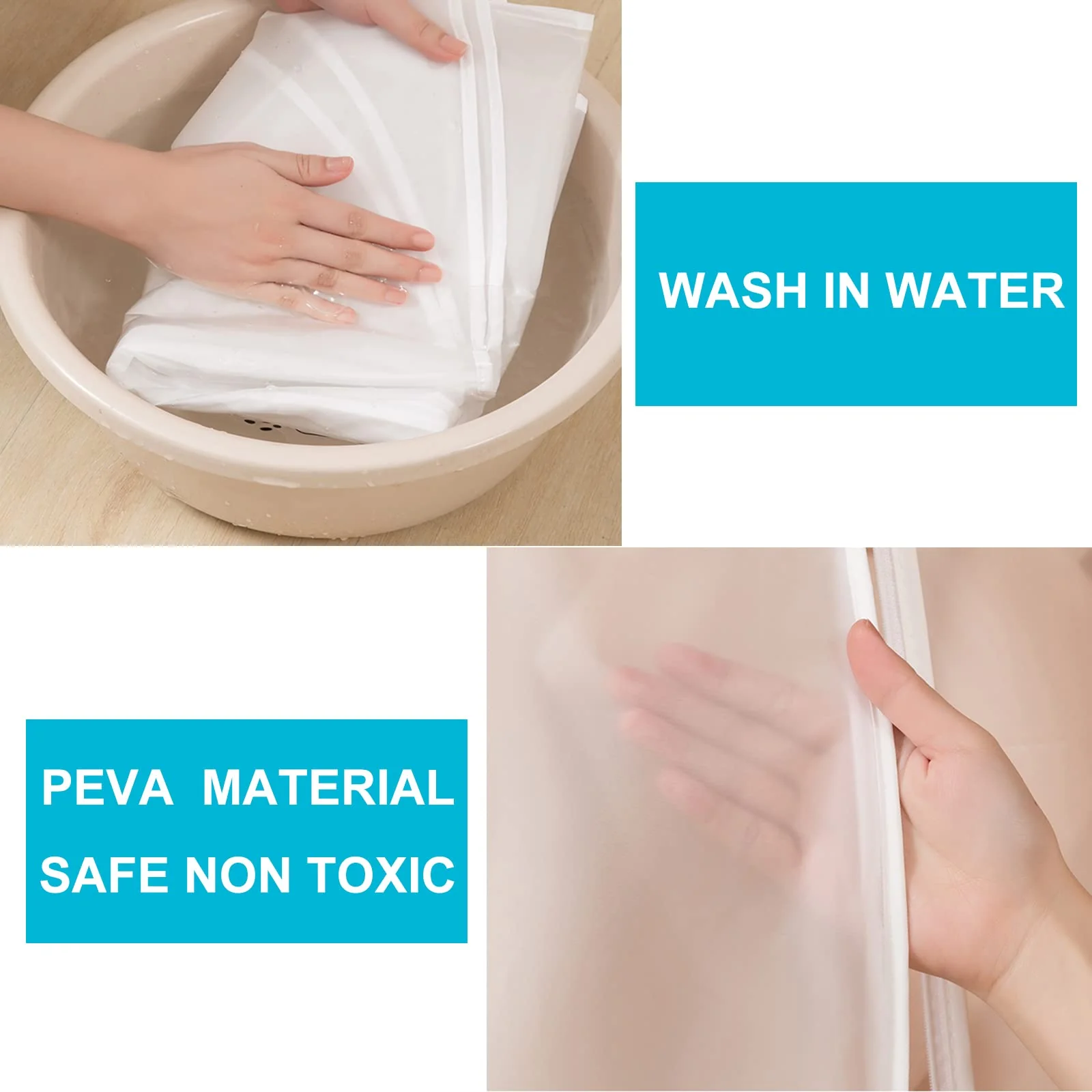 Home Organizer Dust Cover Clothes Storage Wardrobe Bag - Image 4