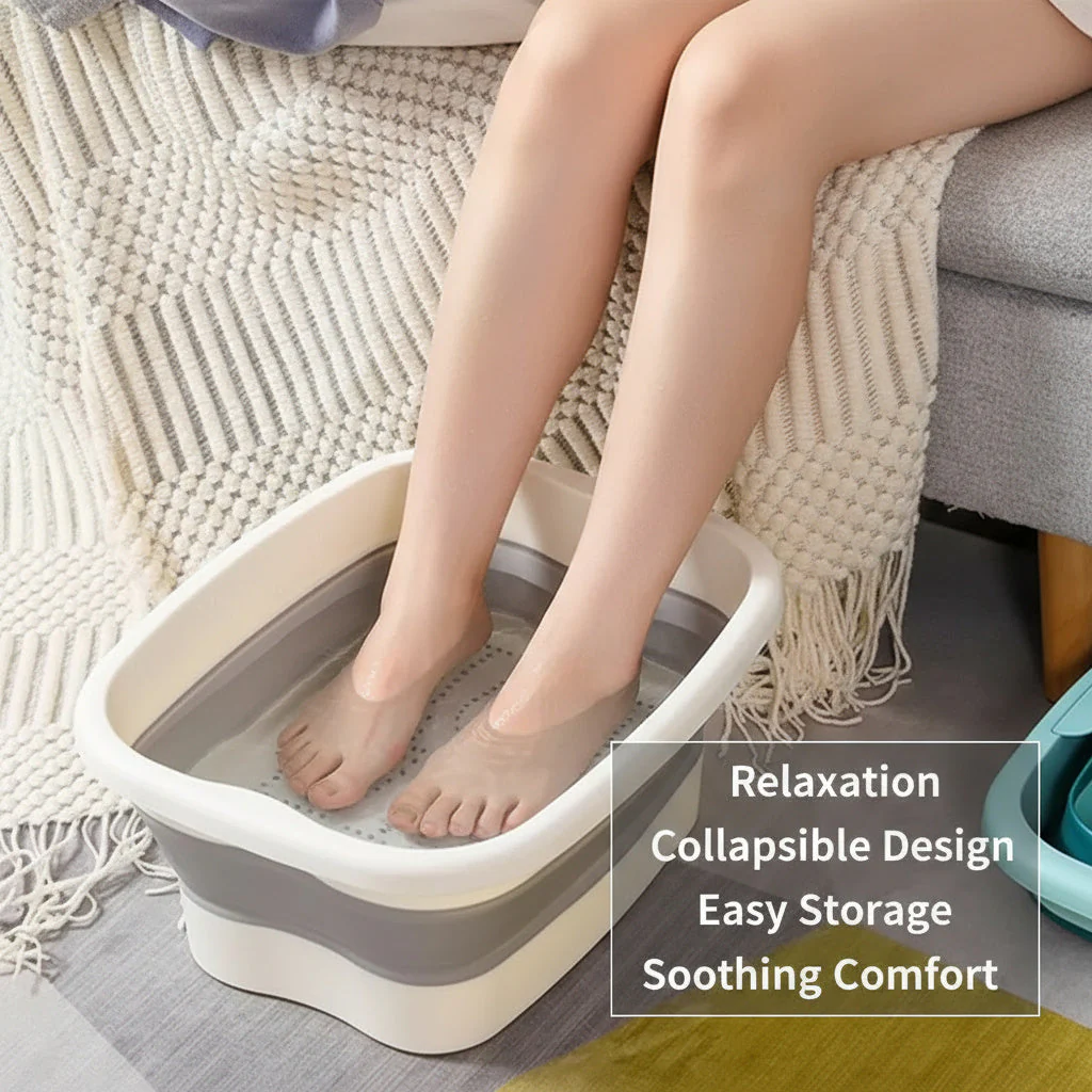 Home Spa Foldable Foot Wash Bucket - Image 7