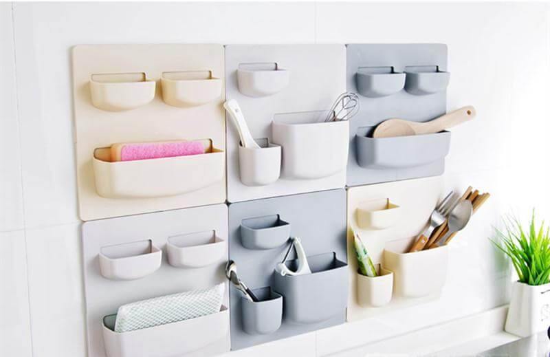 Home Storage Wall Suction Storage Rack - Image 8