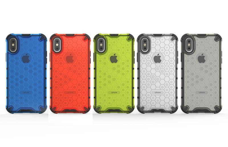 Honeycomb Clear Shockproof iPhone 11 Cases - Image 2