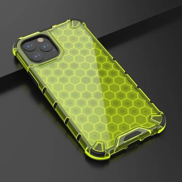 Honeycomb Clear Shockproof iPhone 11 Cases - Image 4