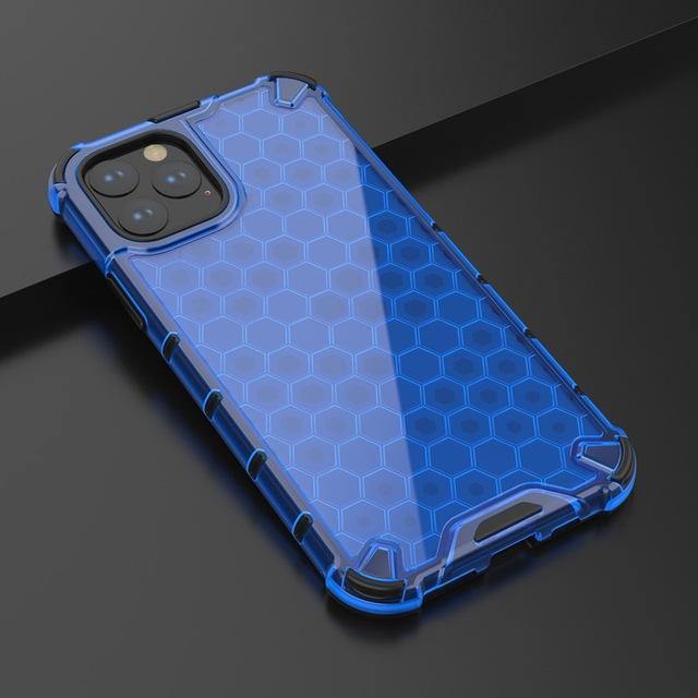 Honeycomb Clear Shockproof iPhone 11 Cases - Image 5